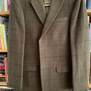 Men’s Land’s End Harris Tweed Sports Coat 42R